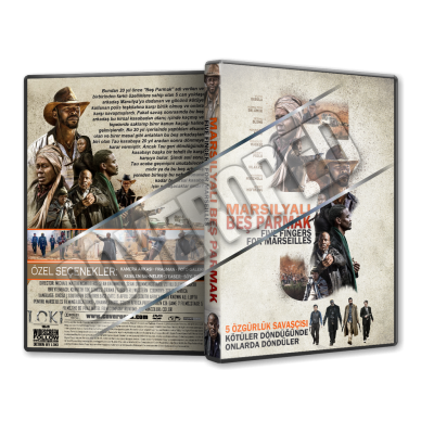 Marsilyalı Beş Parmak - Five Fingers for Marseilles 2017 Türkçe Dvd Cover Tasarımı